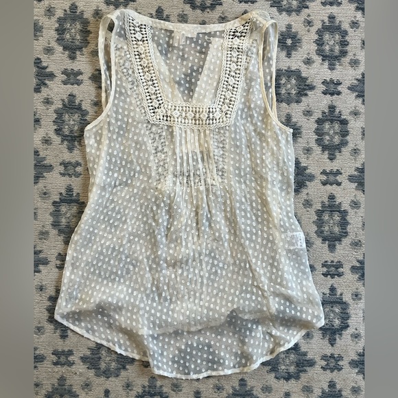 Meadow rue white translucent top size s - Picture 2 of 4